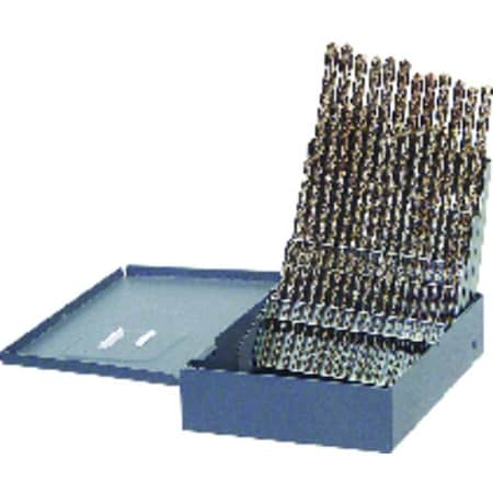 Jobber Length Drill Set, Series 8030, Imperial System Of Measurement, 60 Minimum Drill Bit Size,